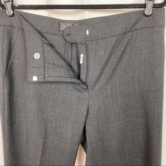 St.John Gray Black Wool Emma Trousers Sz.12 - Picture 6 of 13